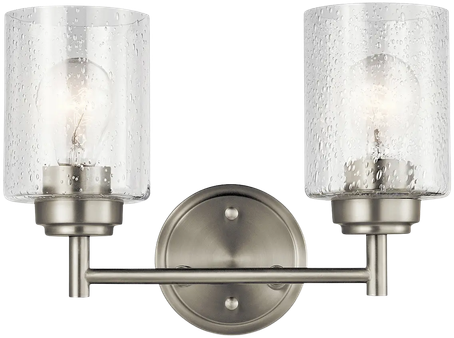 Kichler 45885NI Vanity Light, Nickel